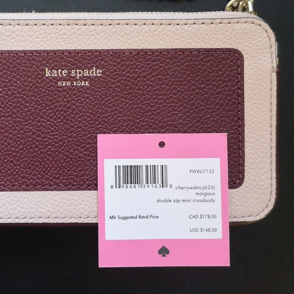 ⚠️SOLD⚠️ Kate Spade Double-zip Mini Crossbody - Picture 4 of 4